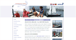 Desktop Screenshot of allweathersailing.nl