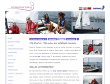 Tablet Screenshot of allweathersailing.nl